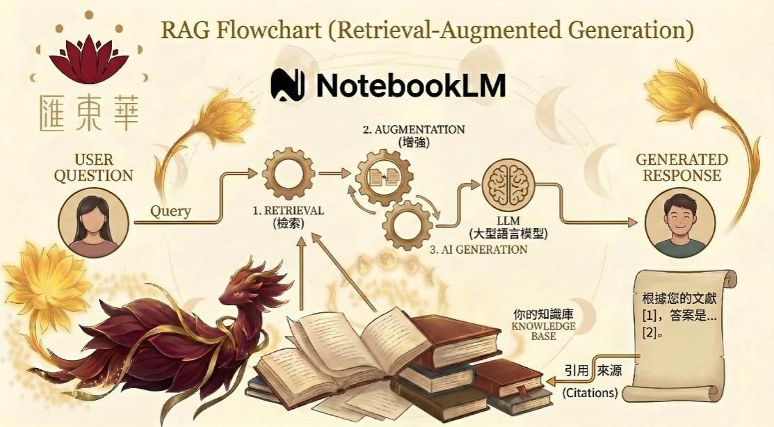 RAG 概念示意圖